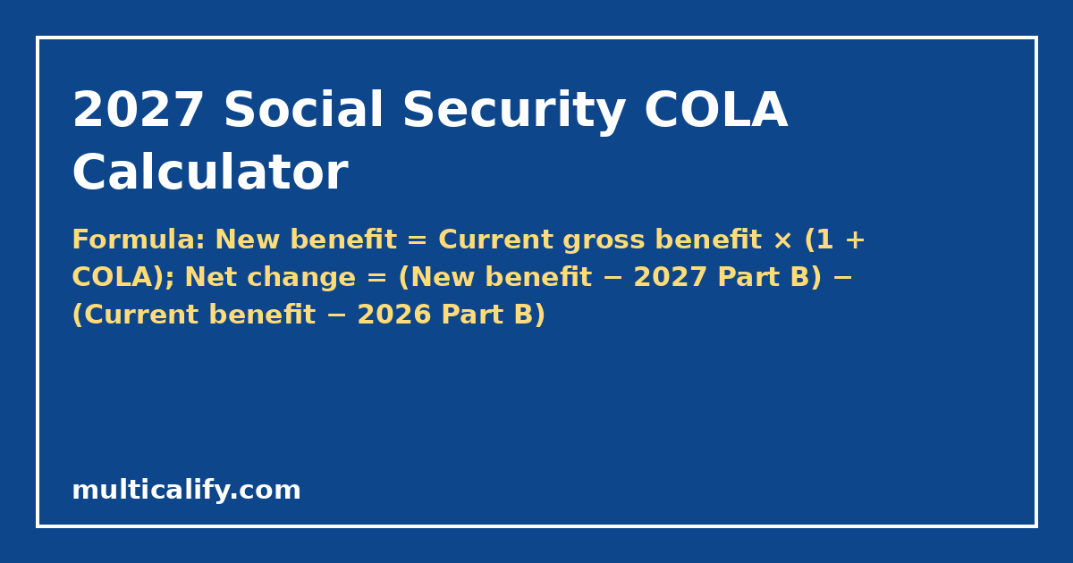 2027 social security cola calculator